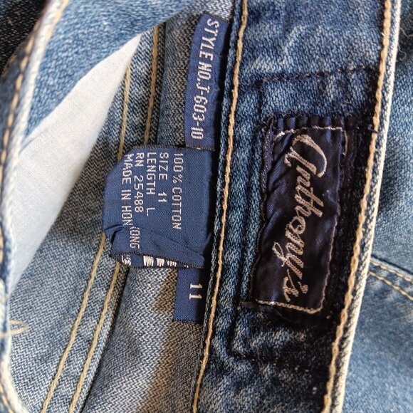 Sz 11 27x33 True Vintage Denim Jeans Anthony's 1970's High-Waisted Tapered Leg - Picture 8 of 8